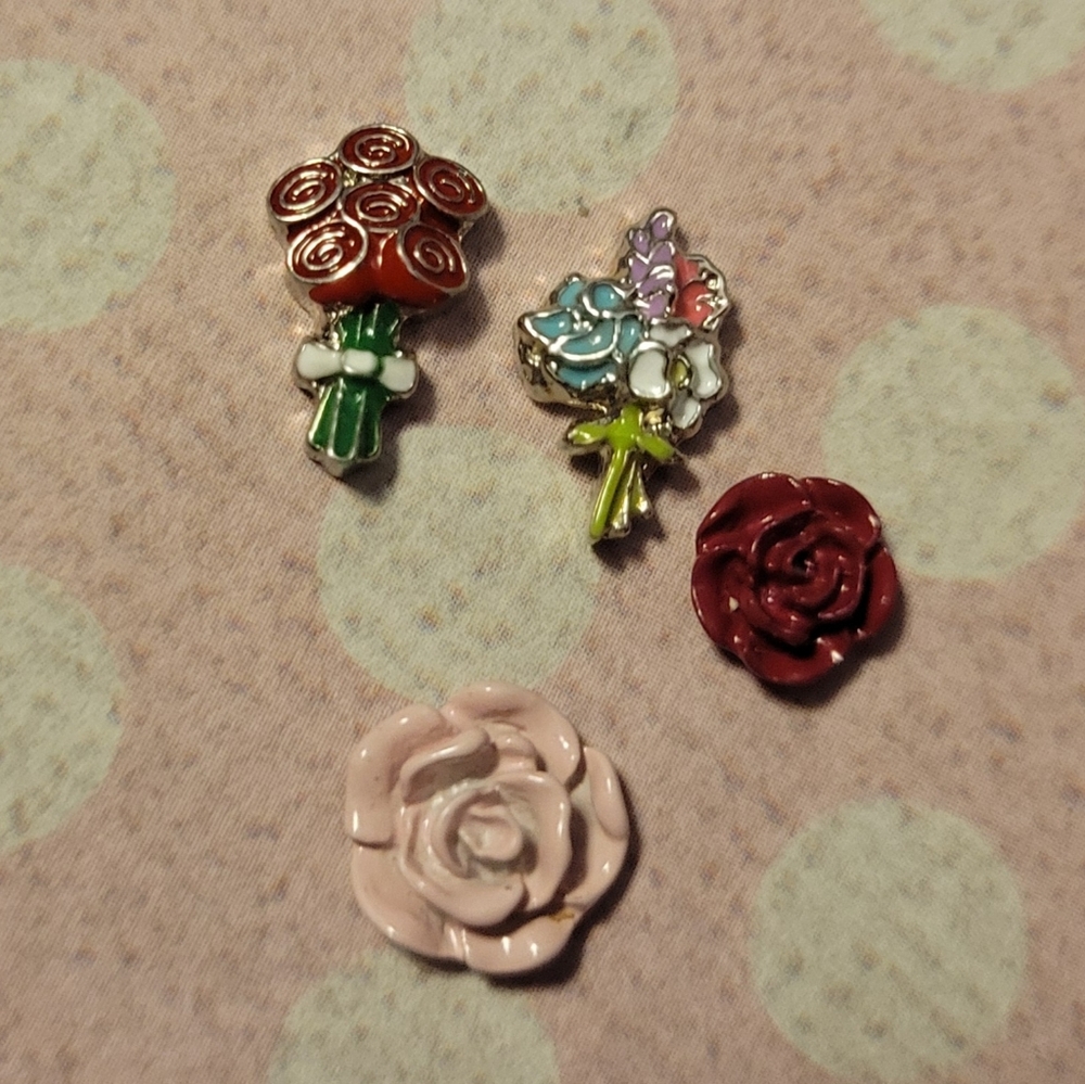 Flower Origami Owl Ser Of 4